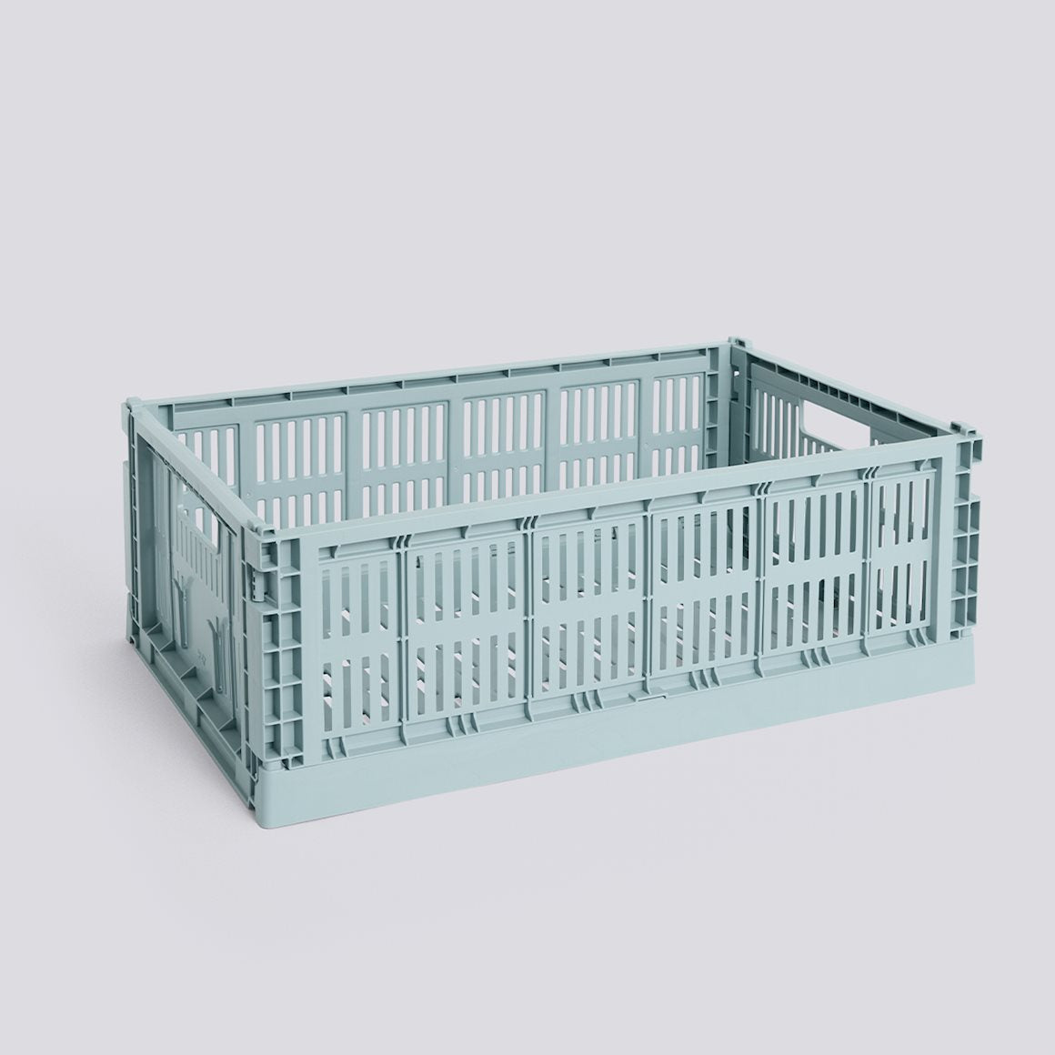 HAY COLOUR CRATE - LARGE - DUSTY BLUE