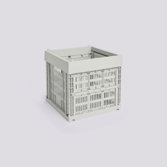 HAY COLOUR CRATE - CUBE - GREY