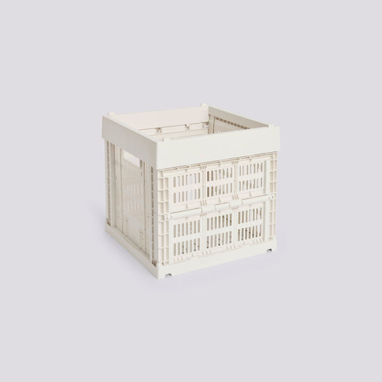 HAY COLOUR CRATE - CUBE - OFF-WHITE