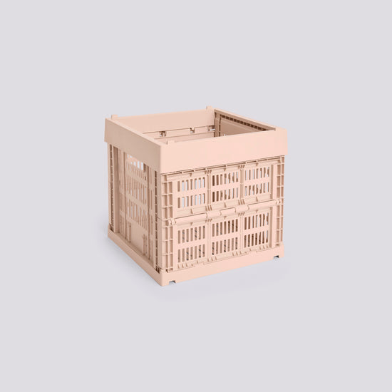 HAY COLOUR CRATE - CUBE - POWDER