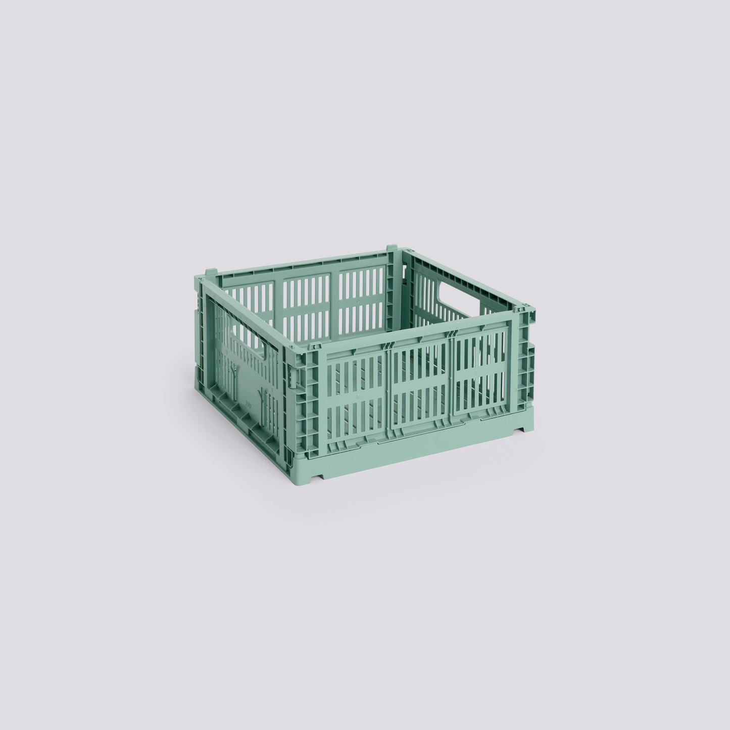 HAY COLOUR CRATE - MEDIUM SQUARE - SAGE GREEN