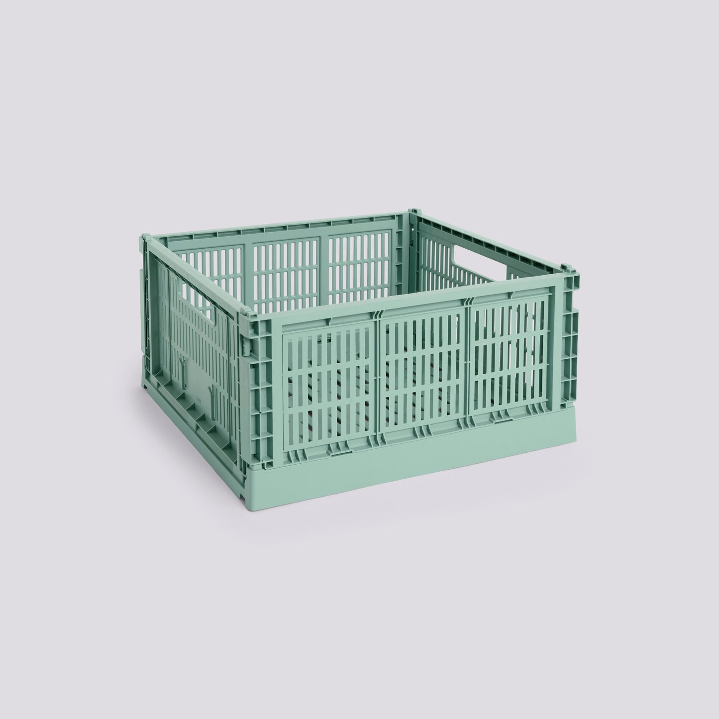 HAY COLOUR CRATE - LARGE SQUARE - SAGE GREEN