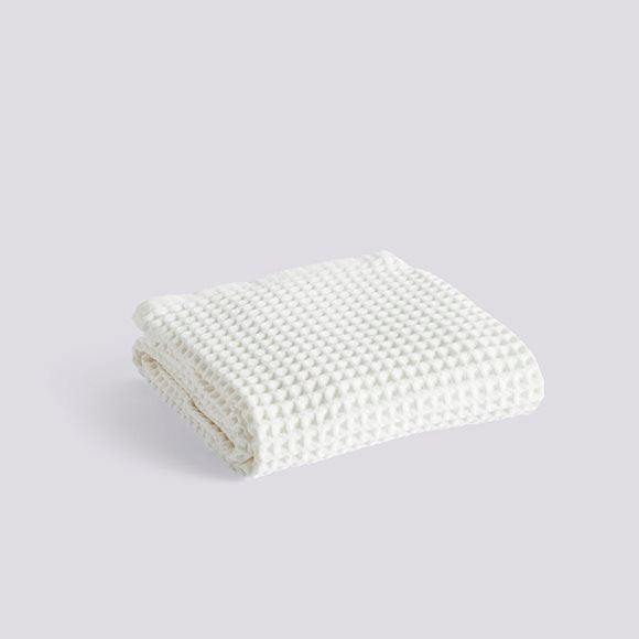 Waffle Bath Towel - White