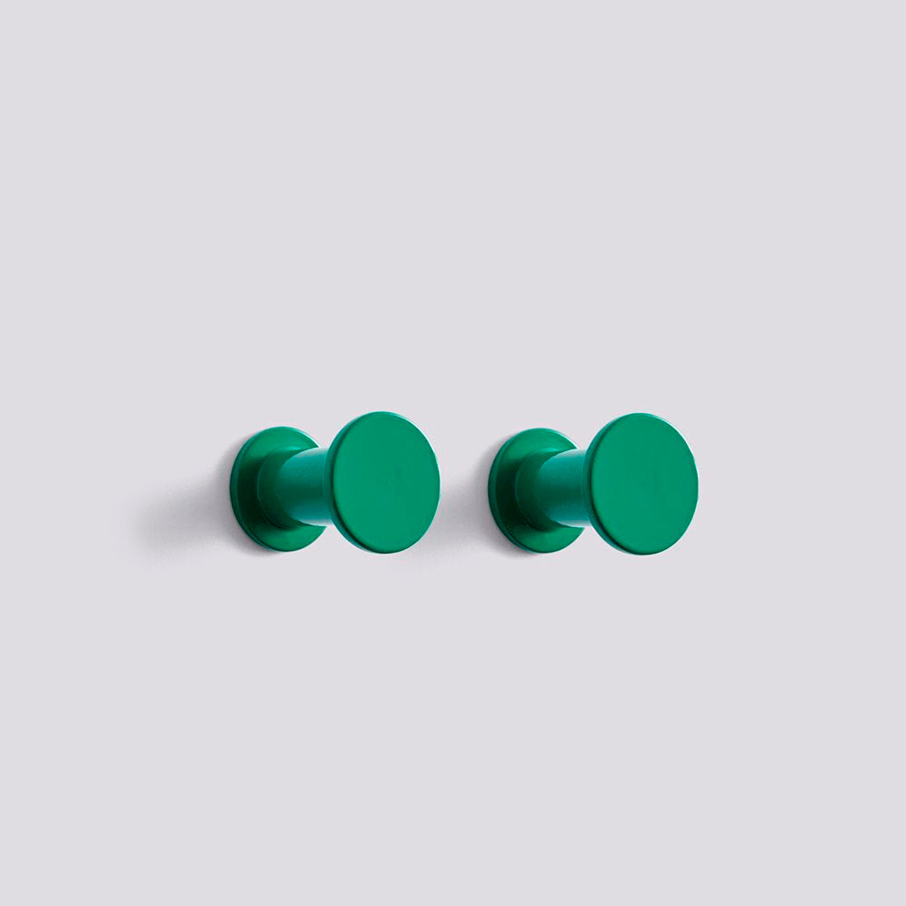 BOLT HOOK - SET OF 2 - GREEN