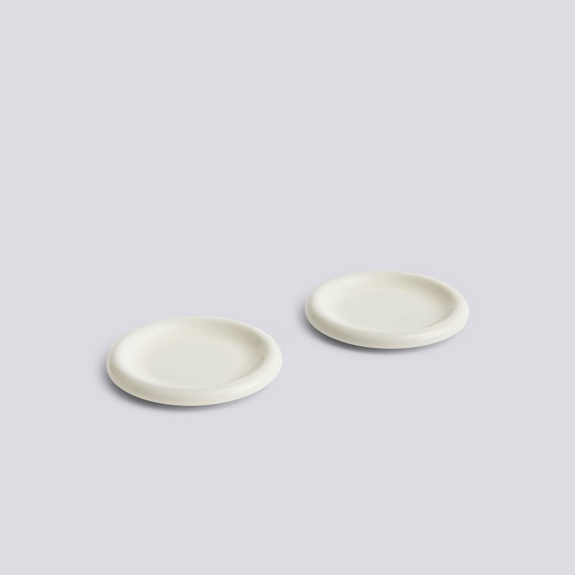 BARRO Plate - Set of 2 - Ø18 - Off-White