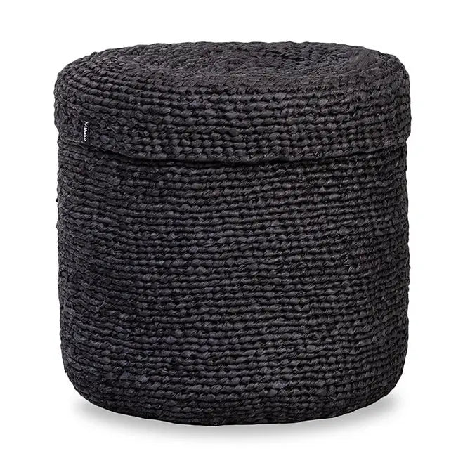 Kiondo Basket with Lid - Black - Medium