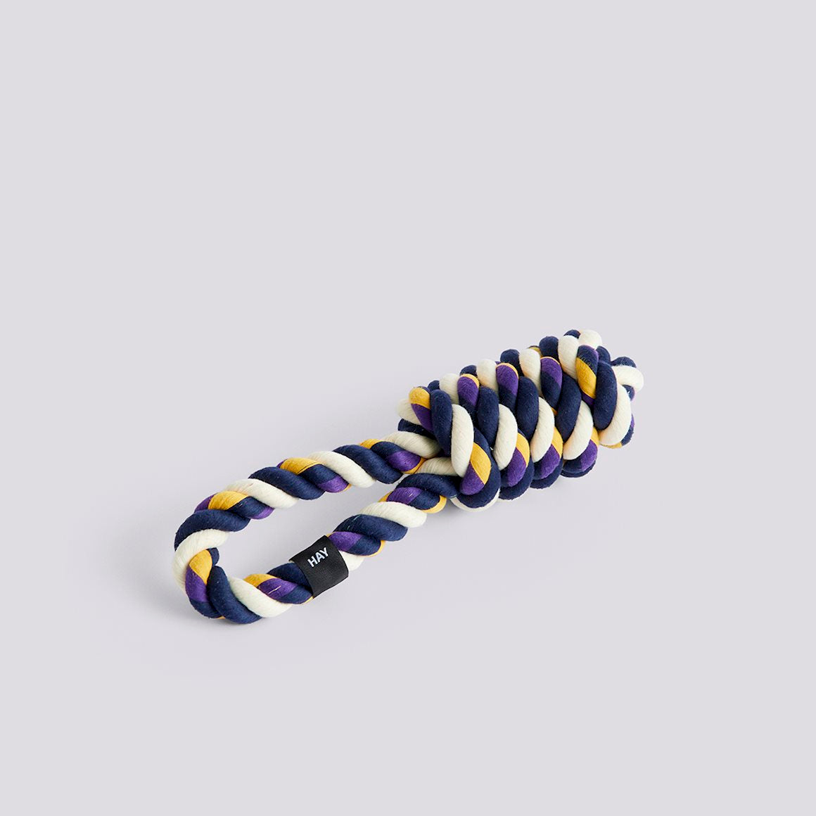 HAY Dogs Rope Toy - Blue, Purple & Ochre