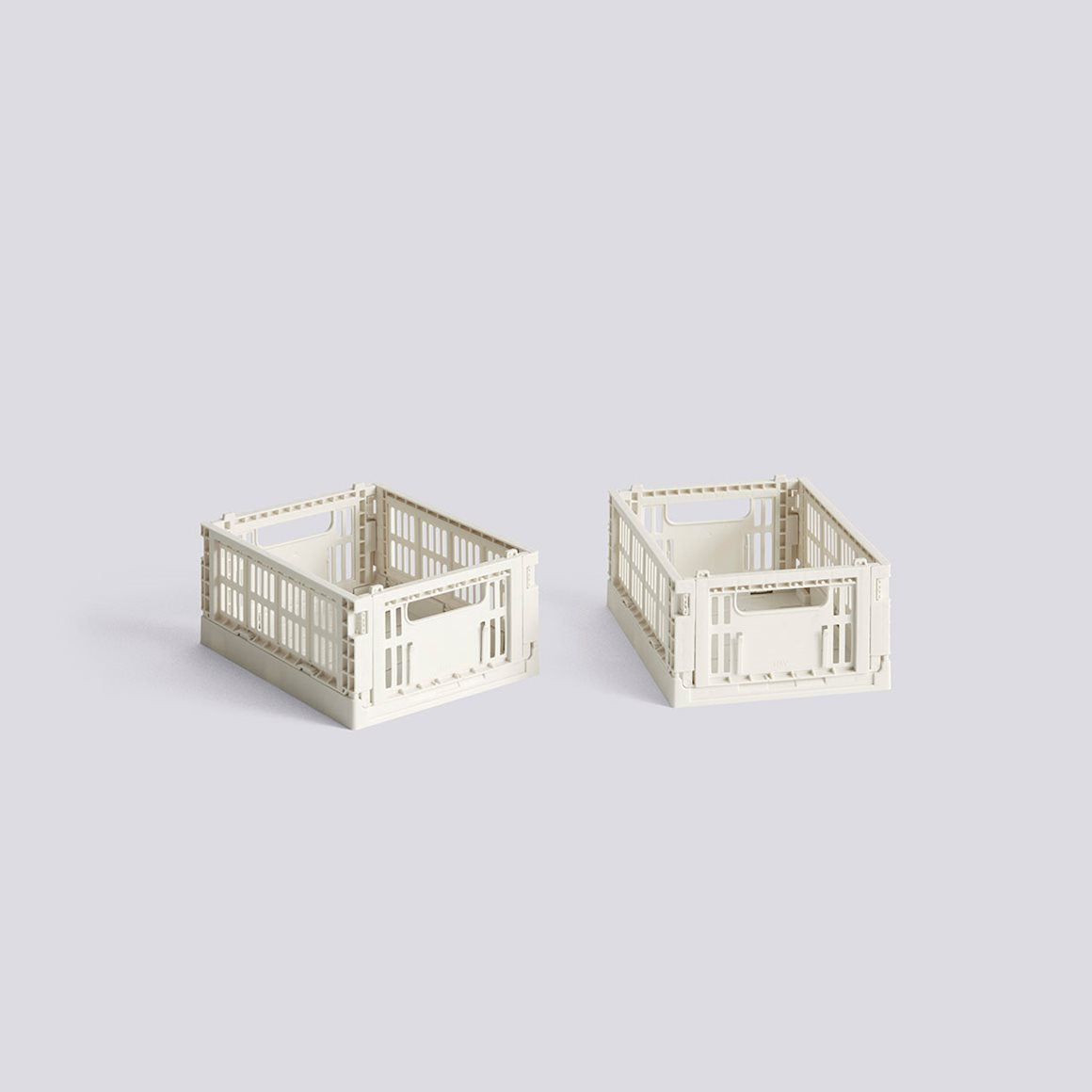 HAY COLOUR CRATE MINI - SET OF 2 - OFF-WHITE