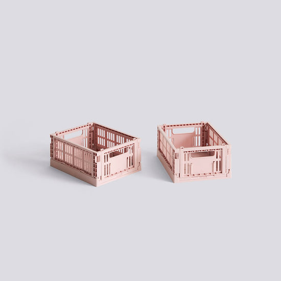 HAY COLOUR CRATE MINI-SET OF 2 - BLUSH