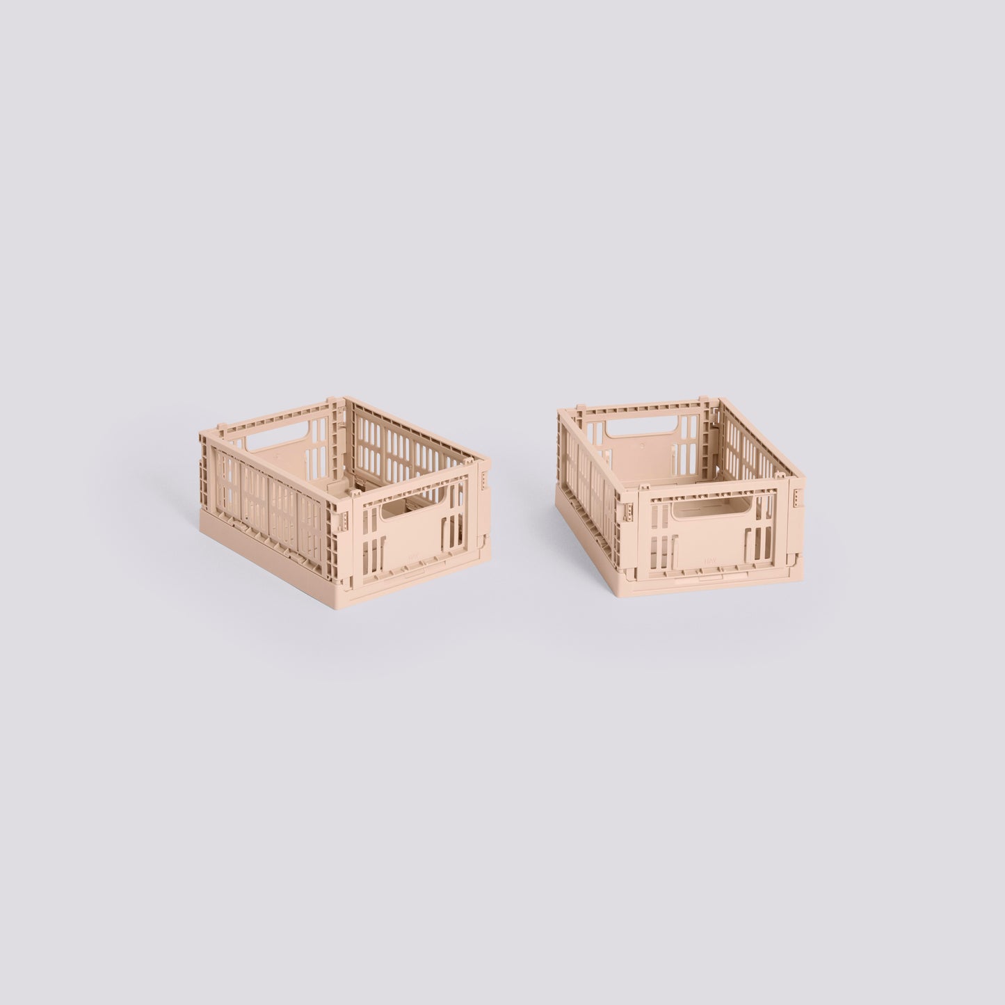 HAY COLOUR CRATE MINI - SET OF 2 - POWDER