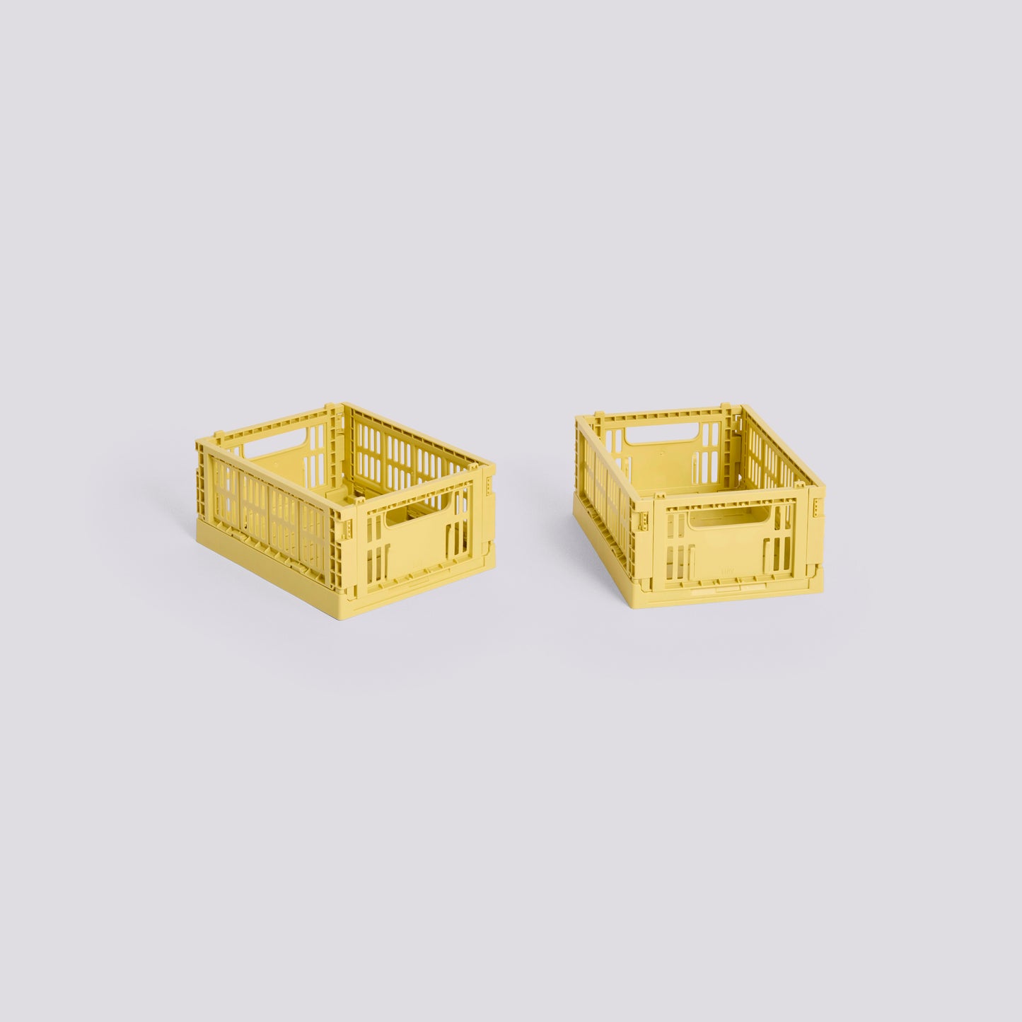 HAY COLOUR CRATE MINI - SET OF 2 - DUSTY YELLOW