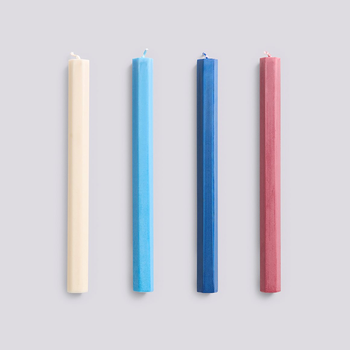 Hexagon Candle - Set of 4 - Marine