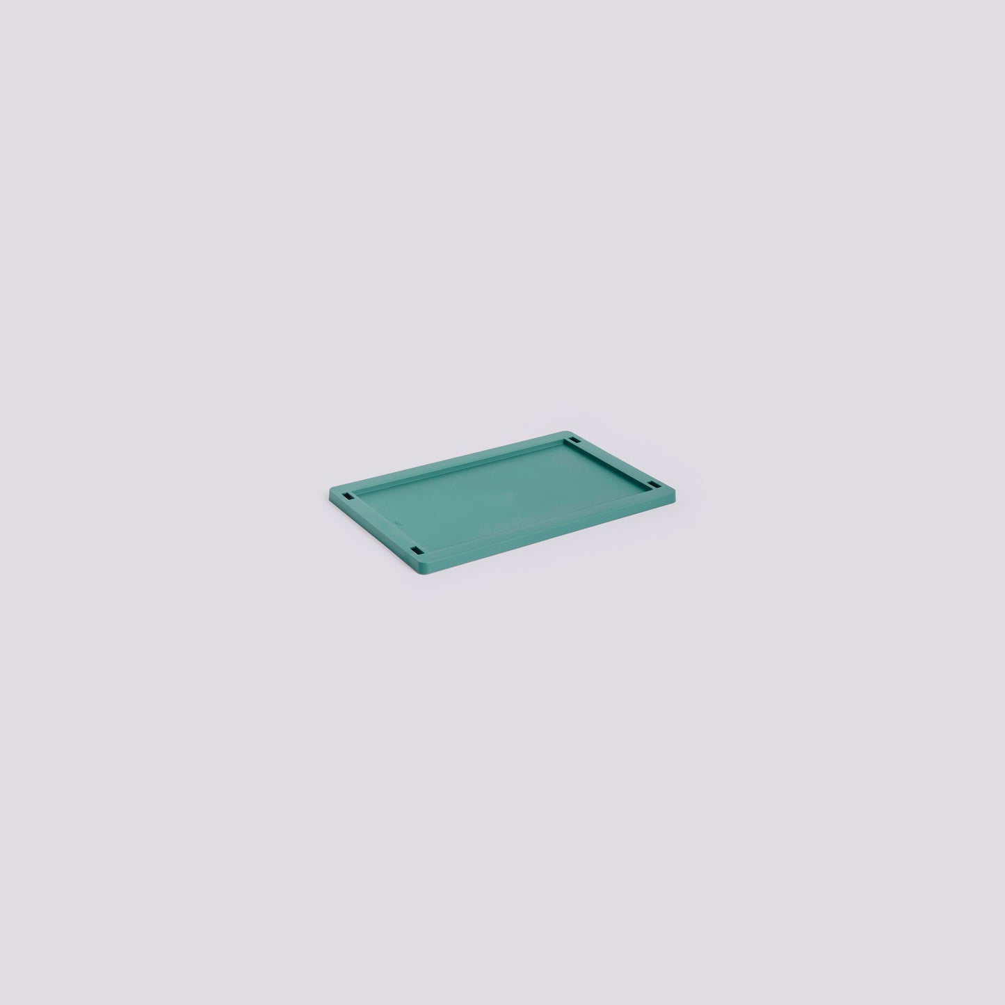 HAY COLOUR CRATE LID PLASTIC - SMALL - DARK GREEN