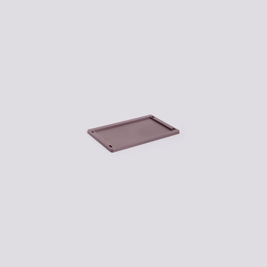 HAY COLOUR CRATE LID PLASTIC - SMALL - BORDEAUX