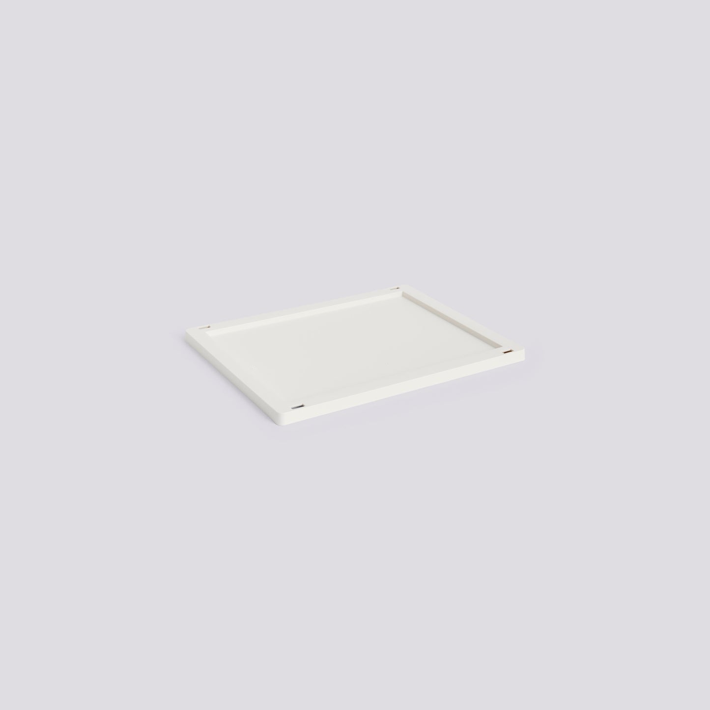 HAY COLOUR CRATE LID PLASTIC - MEDIUM - OFF WHITE