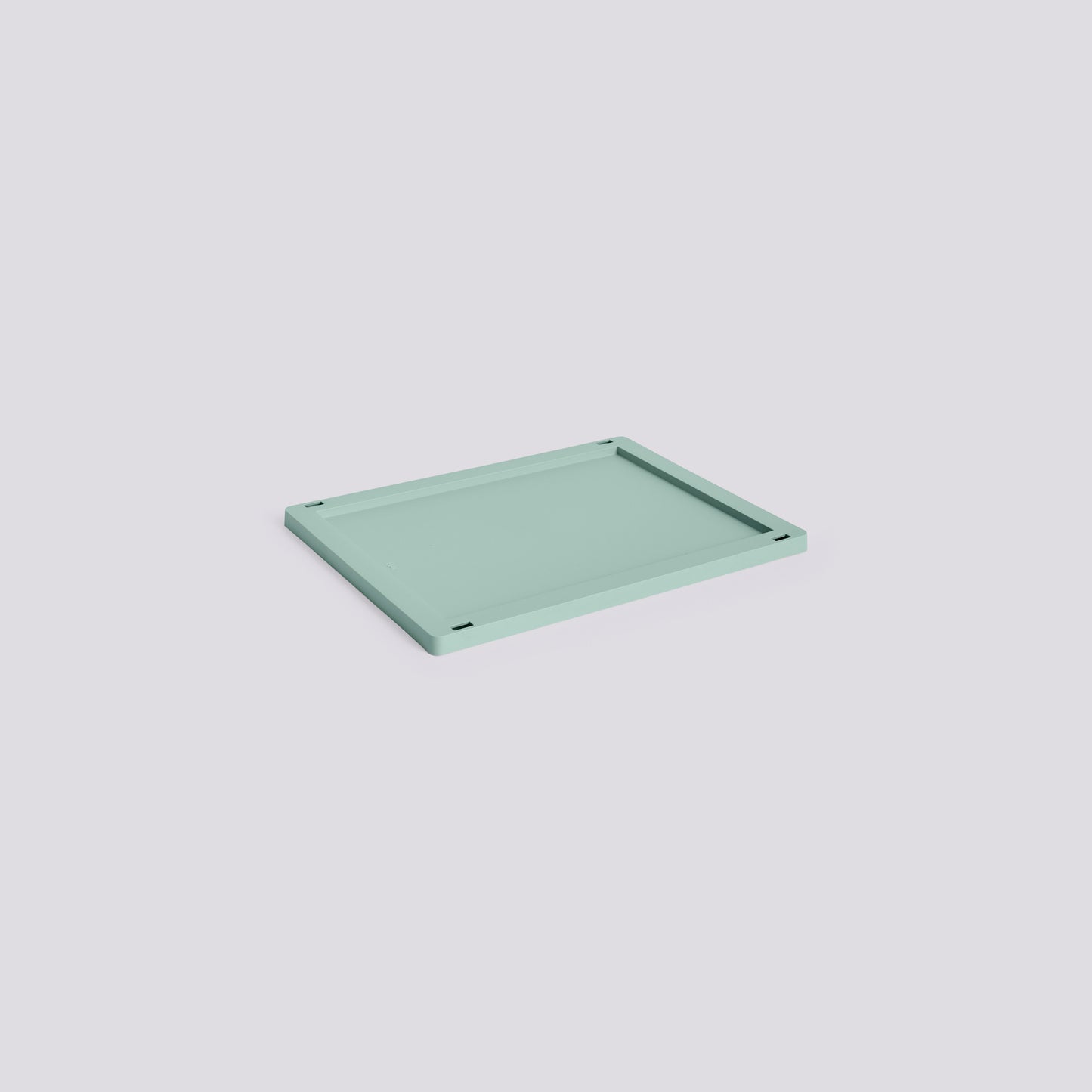 HAY COLOUR CRATE LID PLASTIC - MEDIUM - SAGE GREEN