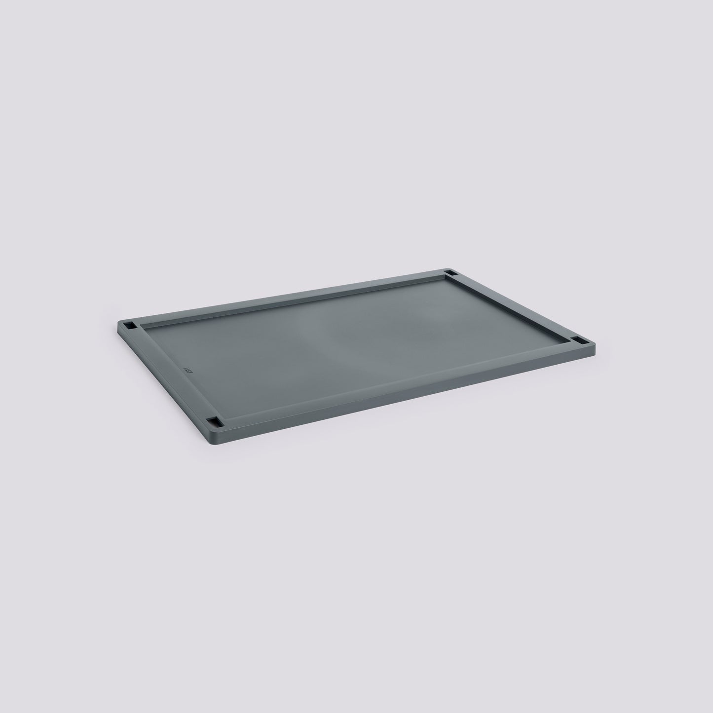 HAY COLOUR CRATE LID PLASTIC - LARGE - CHARCOAL