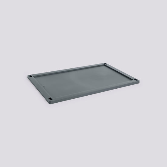 HAY COLOUR CRATE LID PLASTIC - LARGE - CHARCOAL
