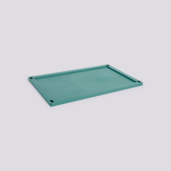 HAY COLOUR CRATE LID PLASTIC - LARGE - SAGE GREEN