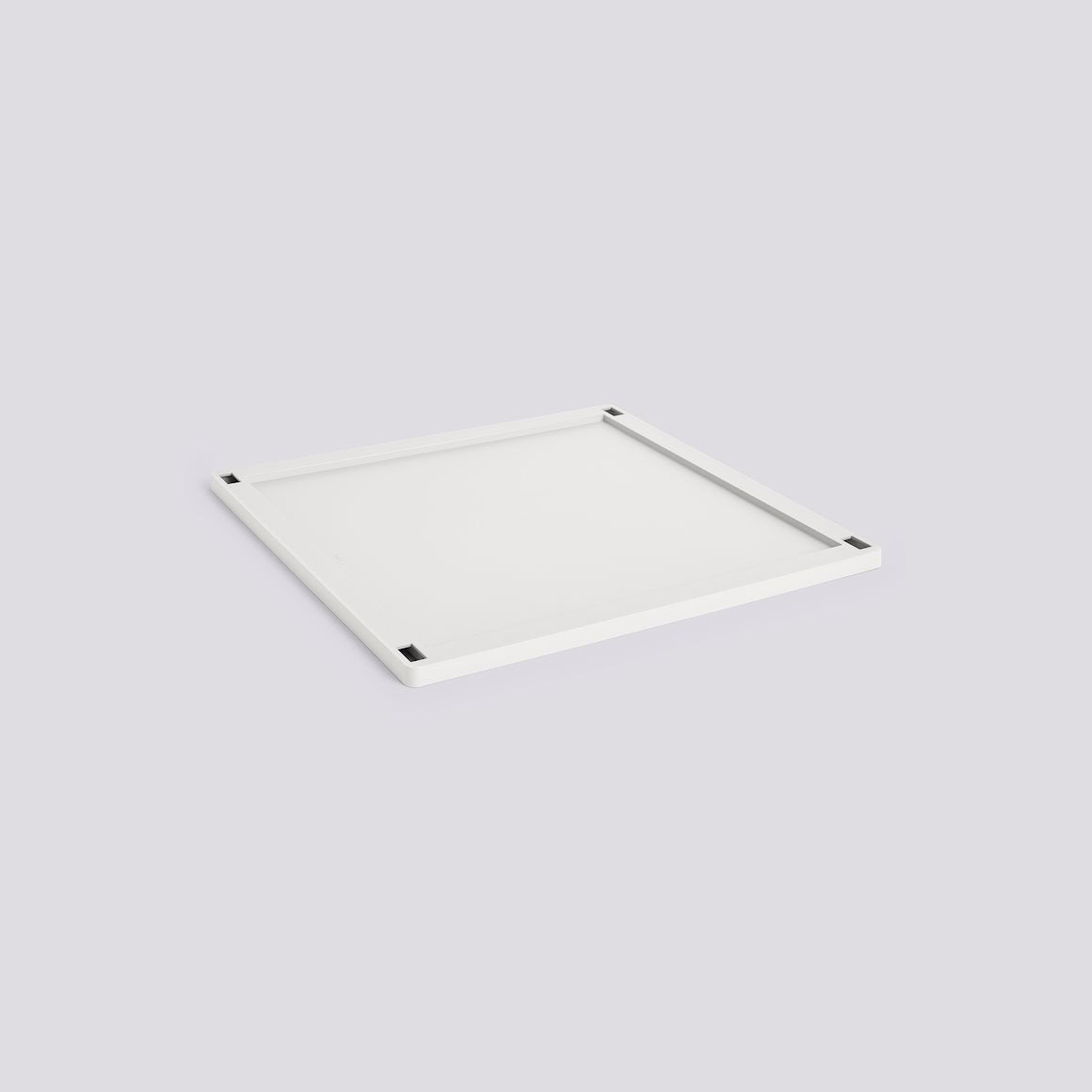 HAY COLOUR CRATE LID PLASTIC - LARGE SQUARE - OFF-WHITE