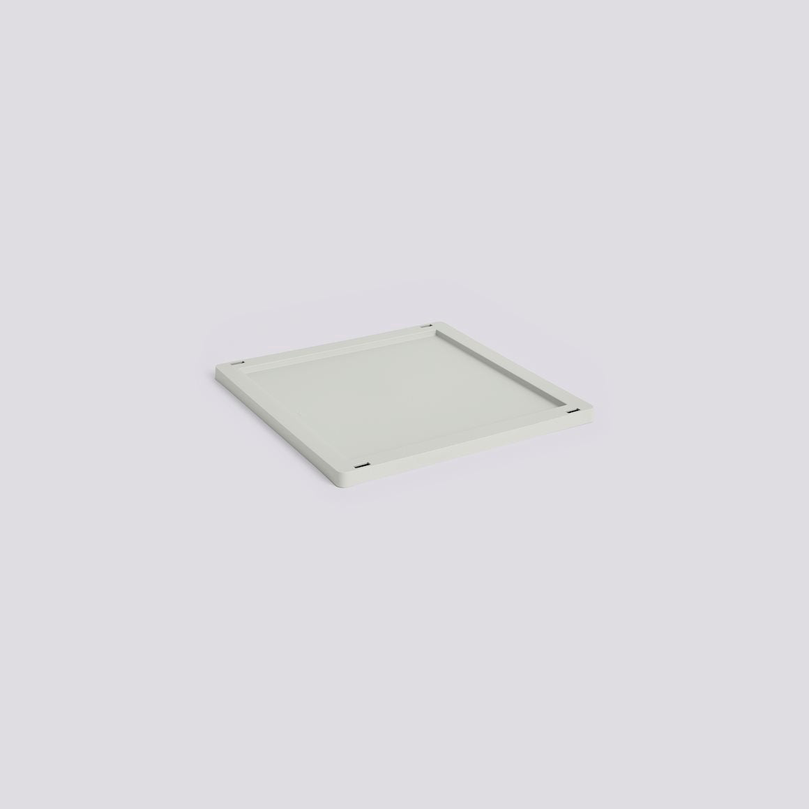 HAY COLOUR CRATE LID PLASTIC - MEDIUM SQUARE / CUBE - GREY