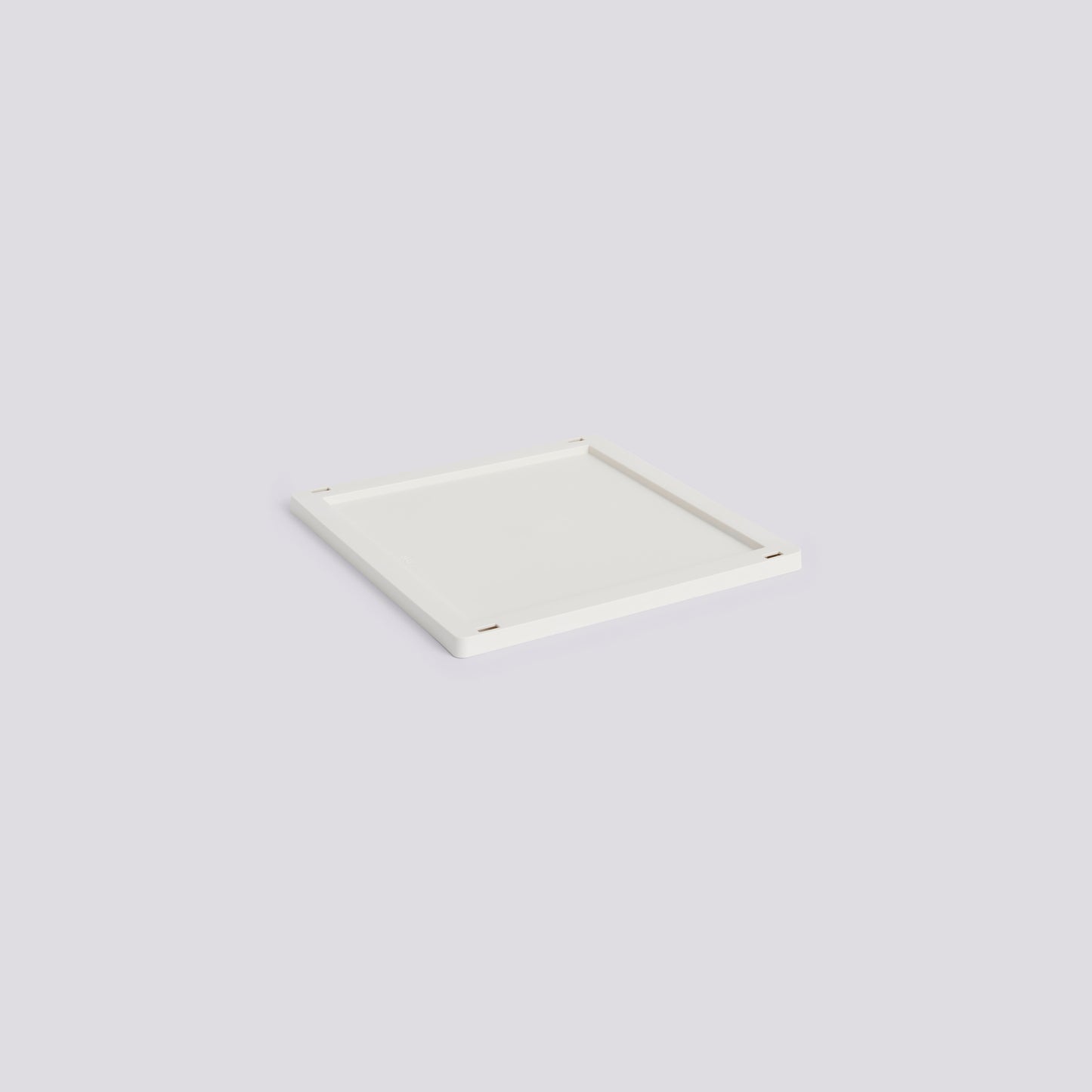 HAY COLOUR CRATE LID PLASTIC - MEDIUM SQUARE / CUBE - OFF WHITE