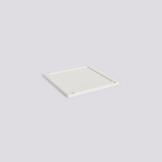 HAY COLOUR CRATE LID PLASTIC - MEDIUM SQUARE / CUBE - OFF WHITE