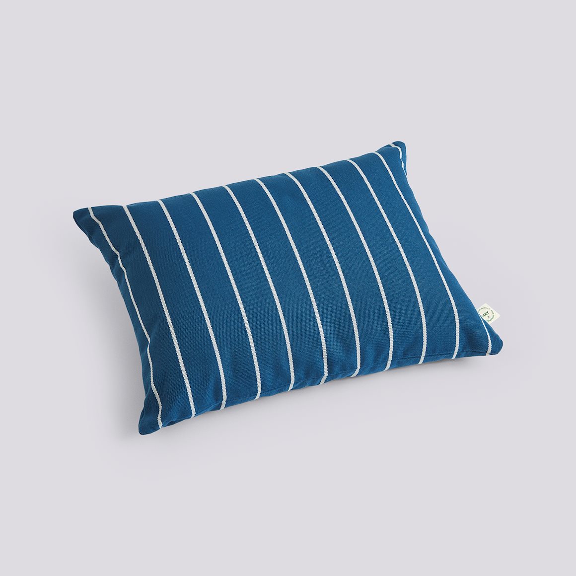 Outdoor Market Cushion - 45 x 35  - Blue with Beige Stripes