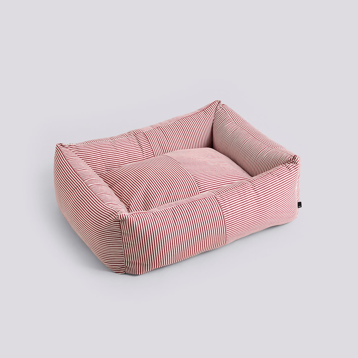 HAY Dogs Bed Zip - Medium - Red & White Stripe