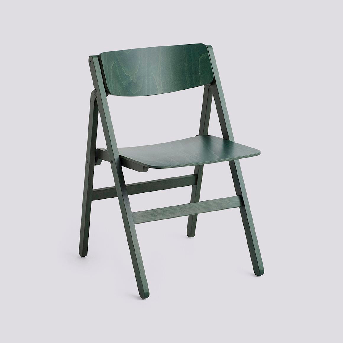 Backflip Chair - Cedar green semi-transparent lacquered beech