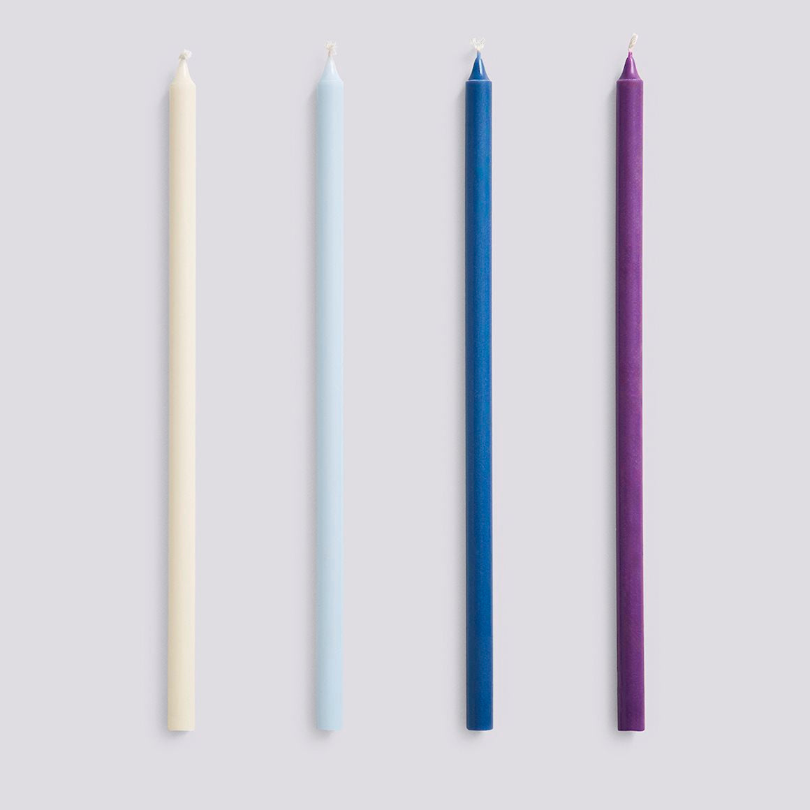 Slim Candle - Set of 4 - Purple & Blue