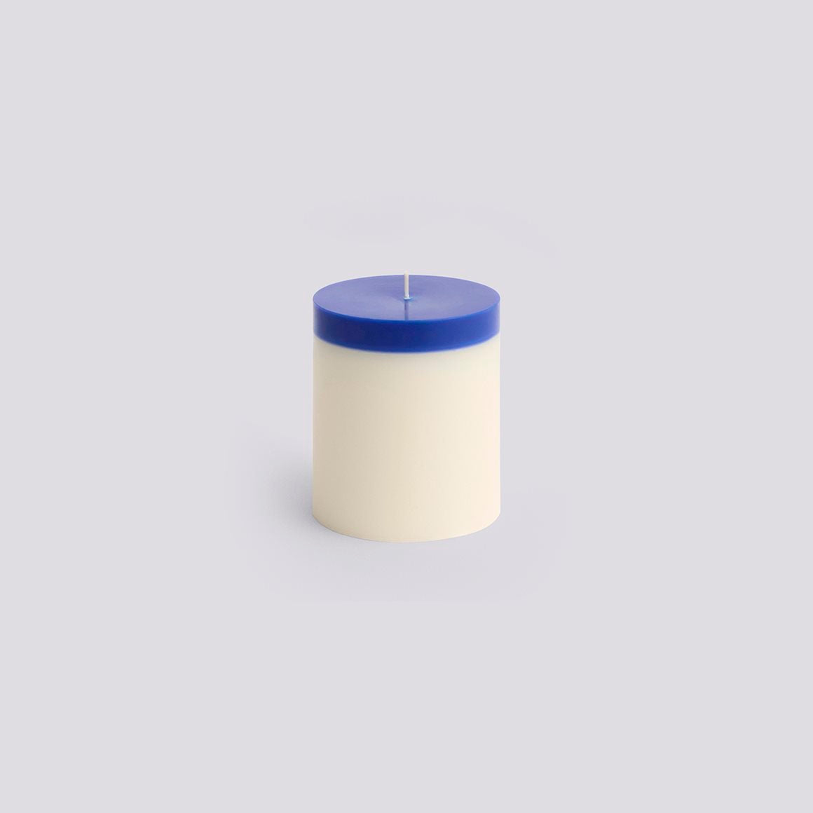 Silo Candle - Medium - Ivory & Royal Blue