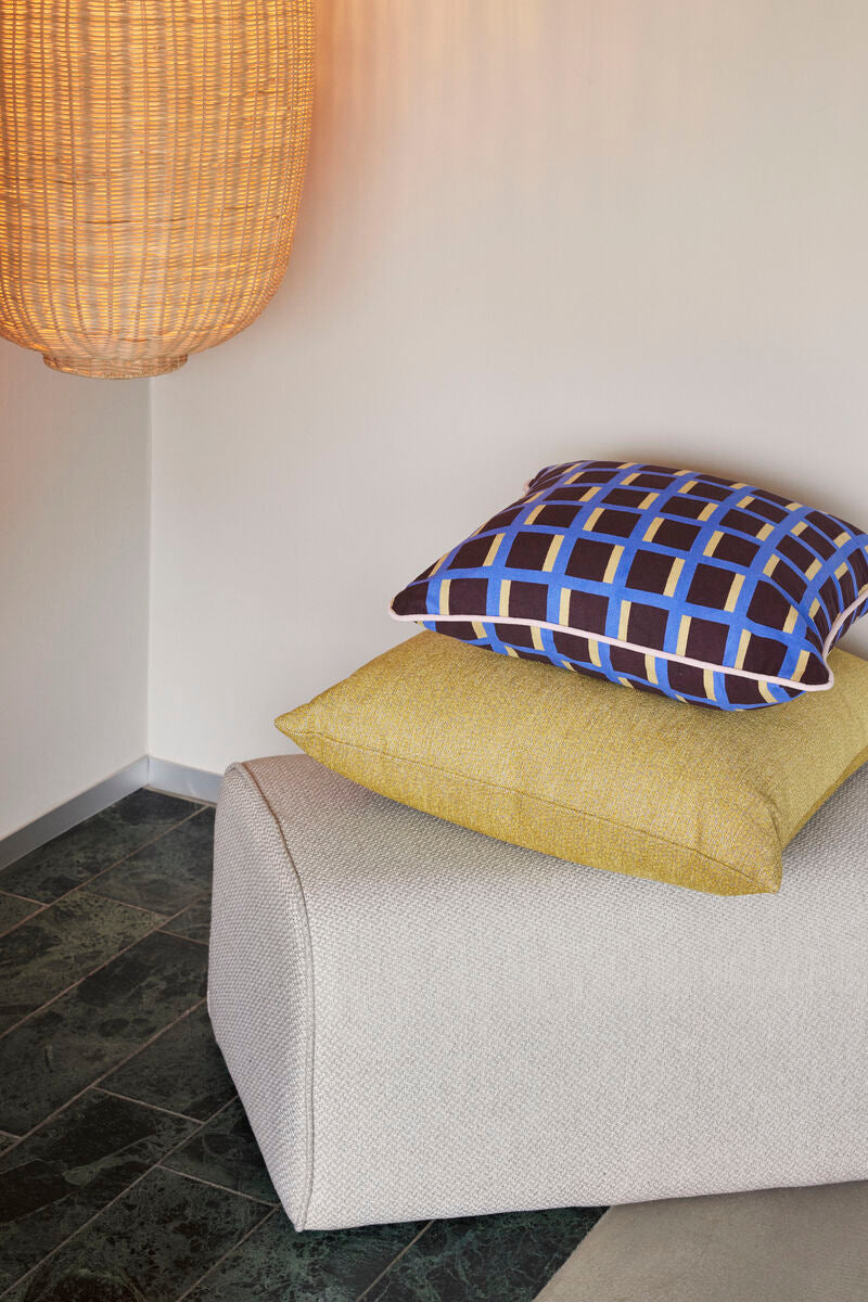 Agenda Cushion - Multicolour/Brown/Blue