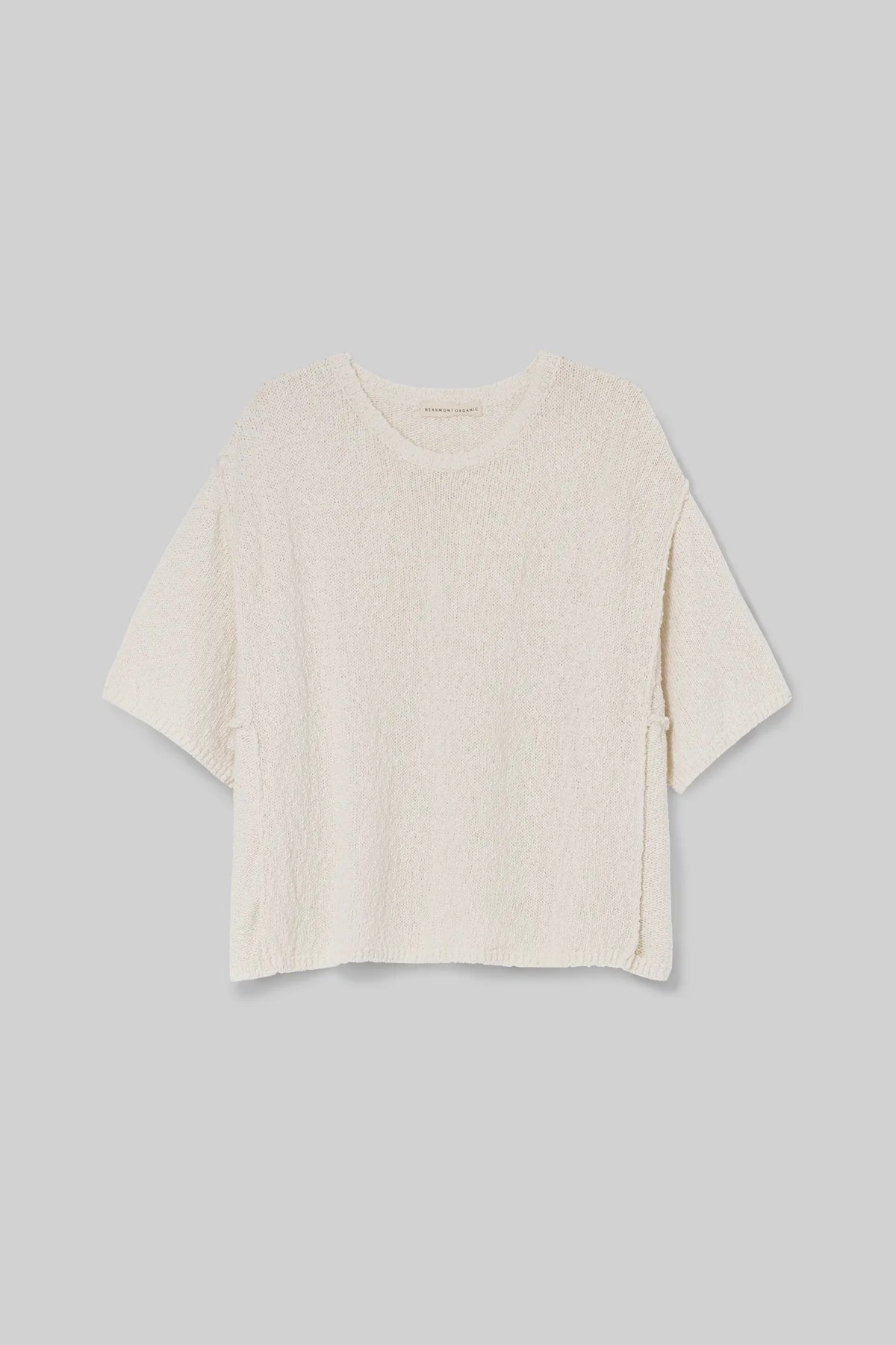 Alessia Cotton Linen Knit Top - Off White