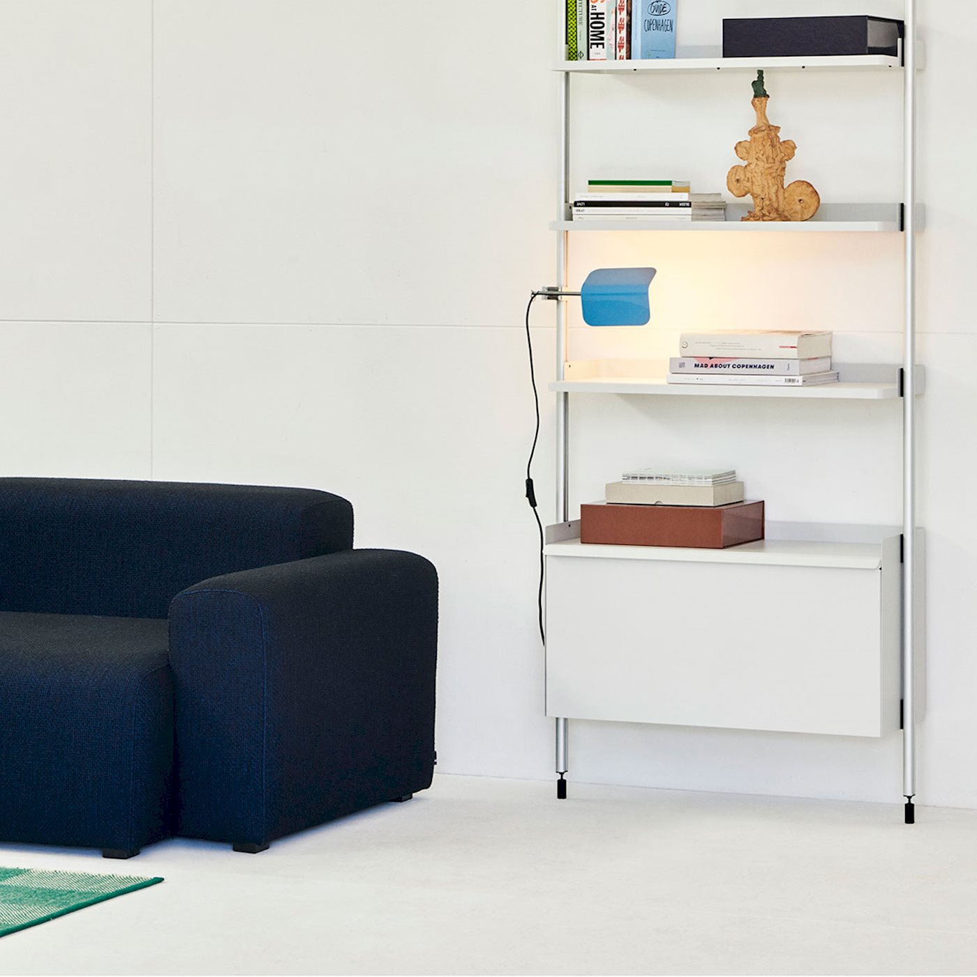 APEX Clip Lamp - Pastel blue
