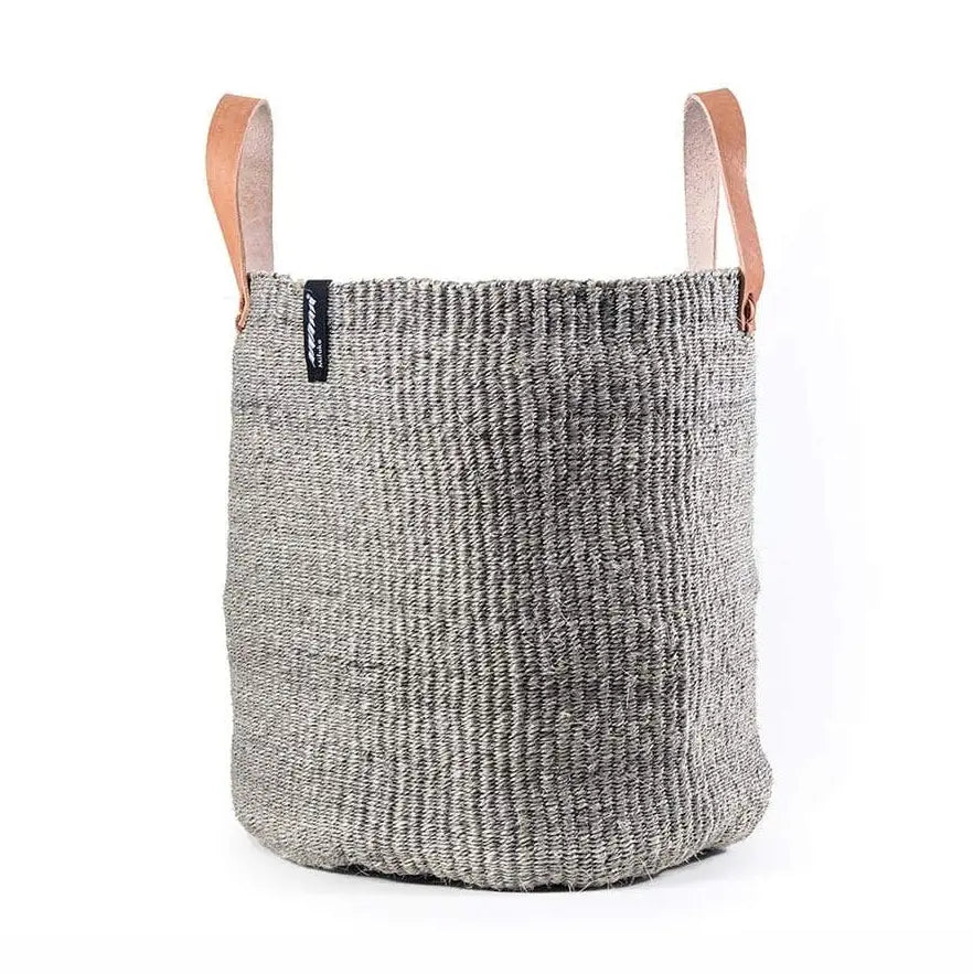 Kiondo Market Basket - Light Grey - Medium