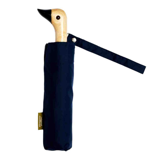 Navy Wind Resistant Eco-Friendly Duck Umbrella
