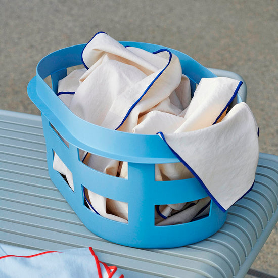 BASKET (RECYCLED) - SMALL - SOFT BLUE