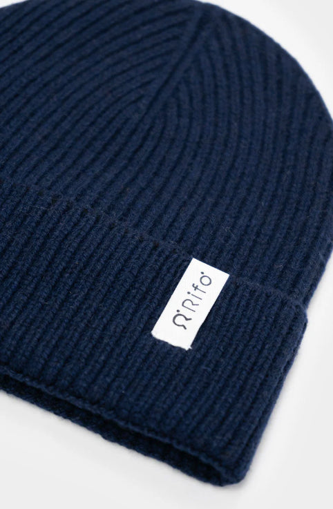 MARCELLO - Recycled Cashmere Hat - Blackberry Blue
