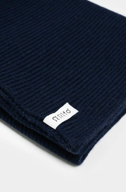 FEDERICO - Recycled Cashmere Scarf - Blackberry Blue