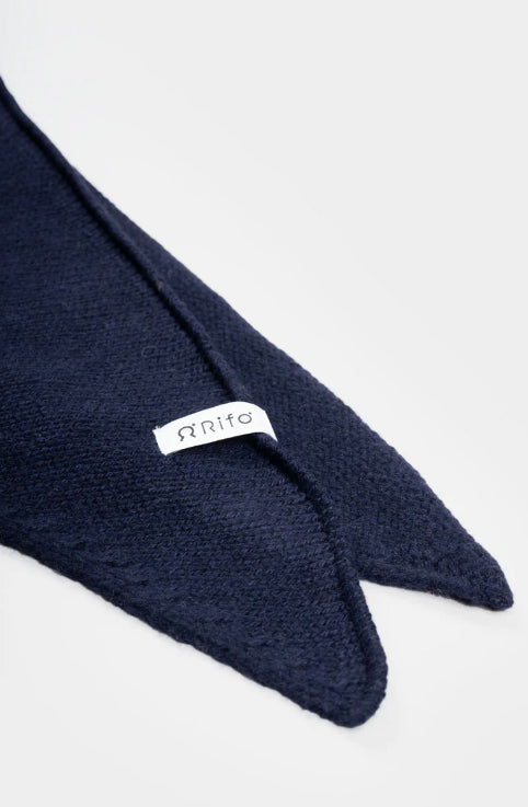 MASHA - Recycled Cashmere Bandana - Blackberry Blue