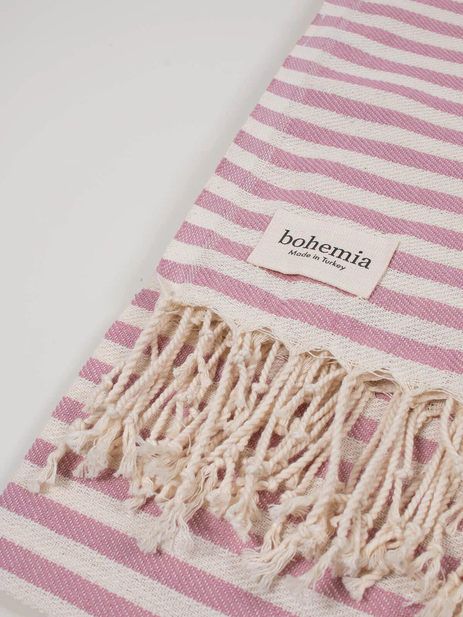 Sorrento Hammam Towel - Vintage Pink