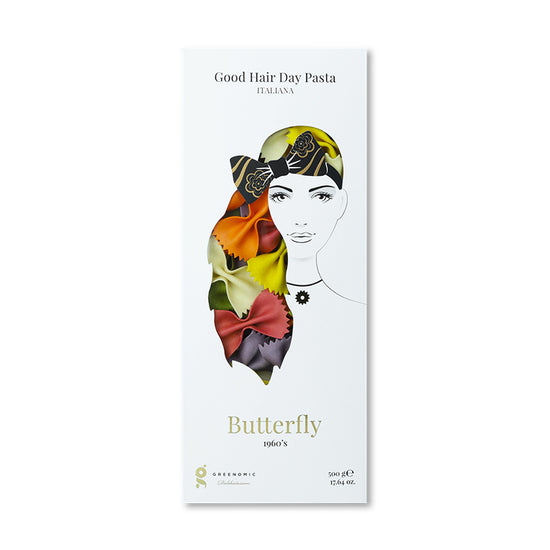 Load image into Gallery viewer, ITALIAN GOOD HAIR DAY PASTA BUTTERFLY 1960&amp;#39;s - 500g
