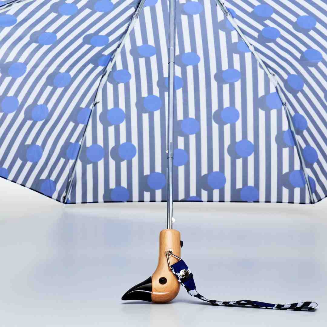 Polkastripe - Eco-Friendly Duck Head Umbrella
