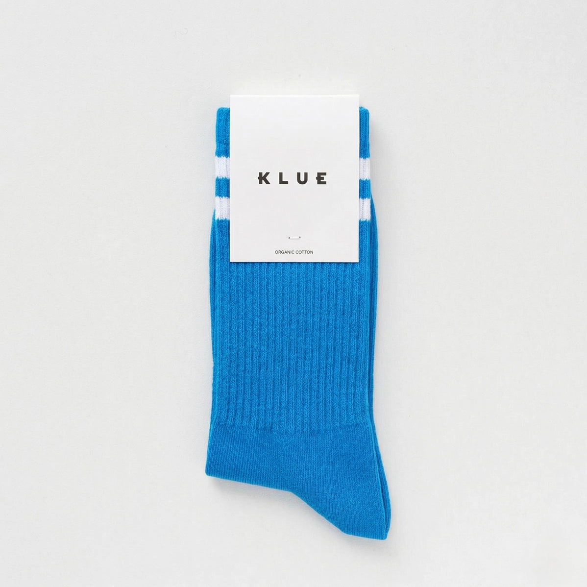 Organic Cotton Tennis Sport Socks - Blue & White