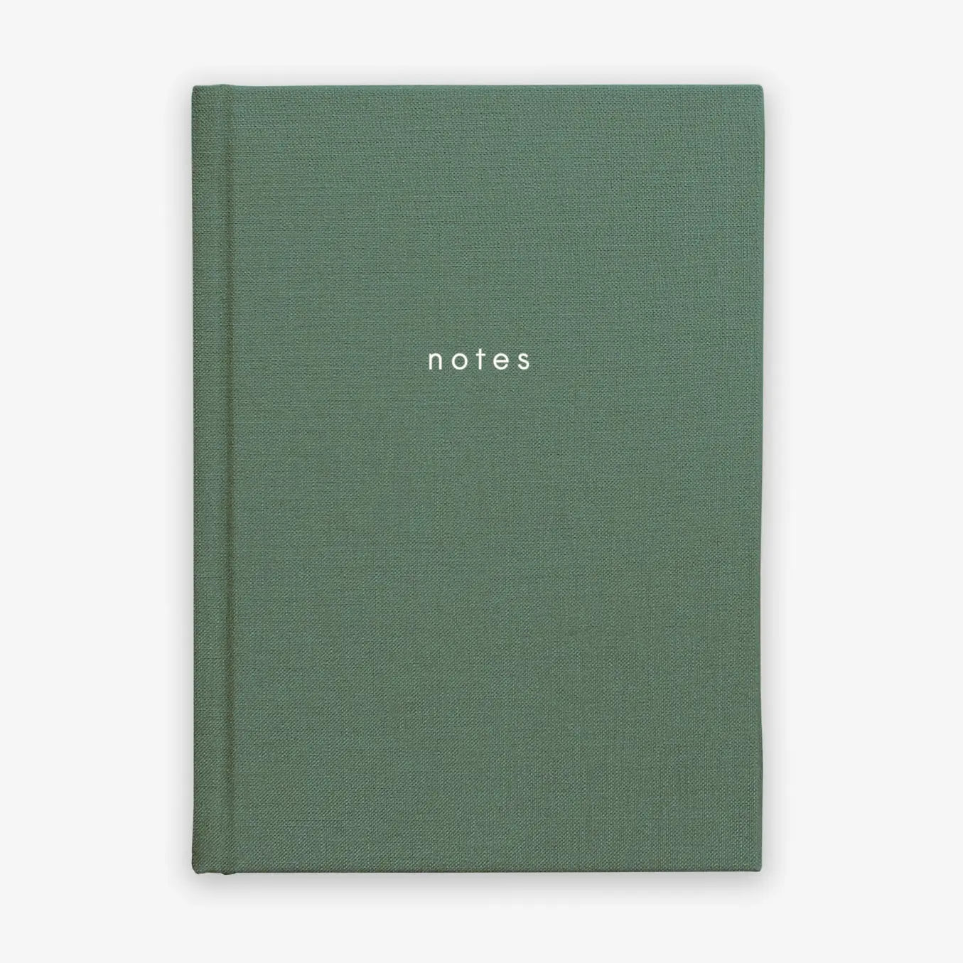 Hardcover Notebook - Notes - Misty Green
