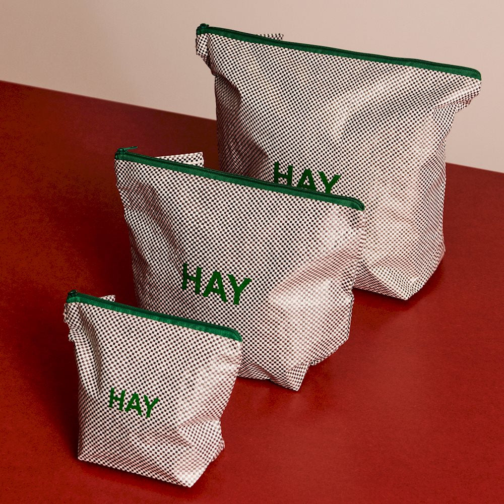 CANDY MONO Wash Bag - Wash Set of 3 - Grey