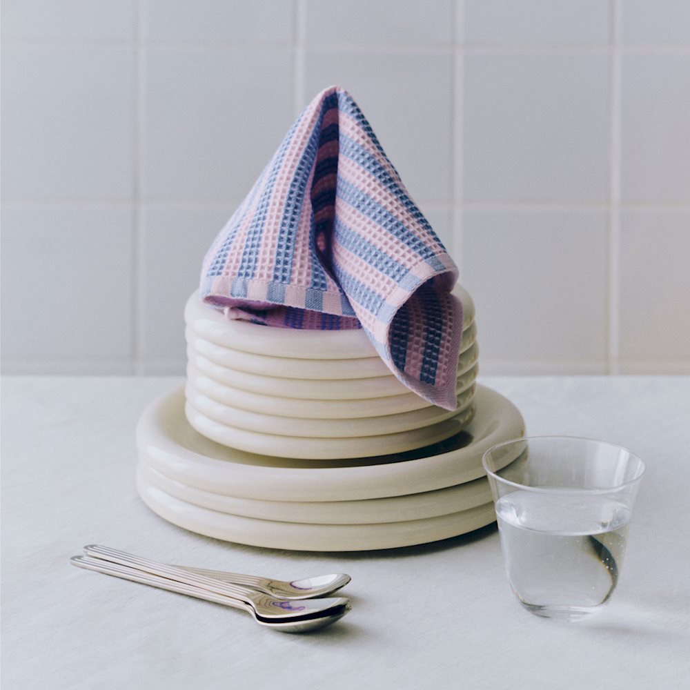 Organic Canteen Dish Cloth - Set of 2 - Sky Blue & Pink Mix