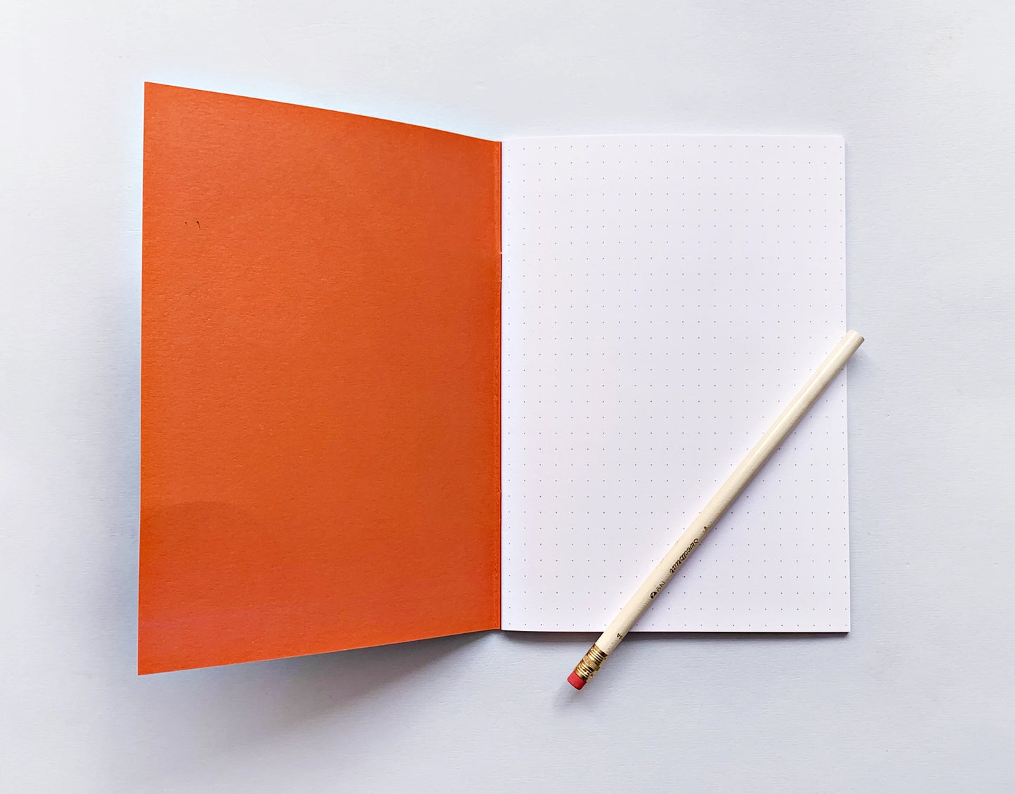 Pink Cut Out Shapes Slimline Notebook - Dot Grid