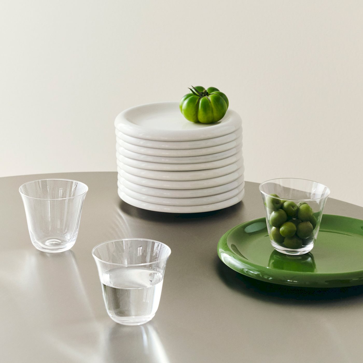 Curve Tumbler Glass - Set of 2 - Small - Clear